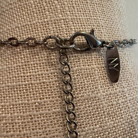 Enamel and Crystal Rhinestone Statement Necklace - Picture 2 of 11